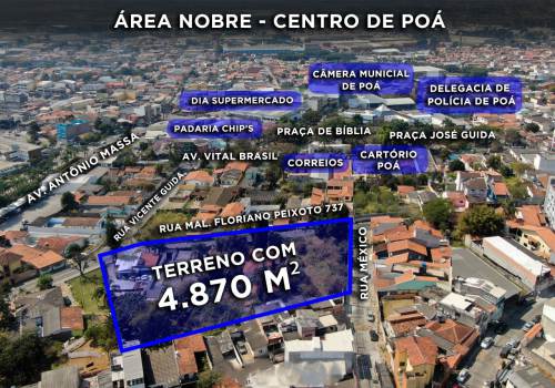 Terreno Centro Poá 