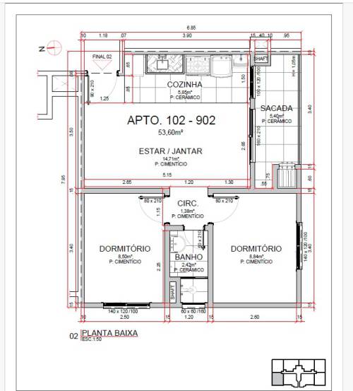 Apartamento Nossa Senhora das Graças Canoas 