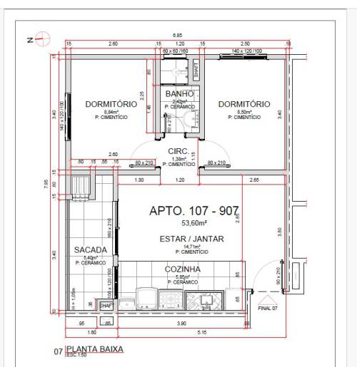 Apartamento Nossa Senhora das Graças Canoas 
