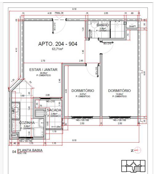 Apartamento Nossa Senhora das Graças Canoas 